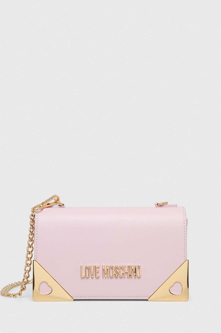 

Чанта Love Moschino в розово, Розов