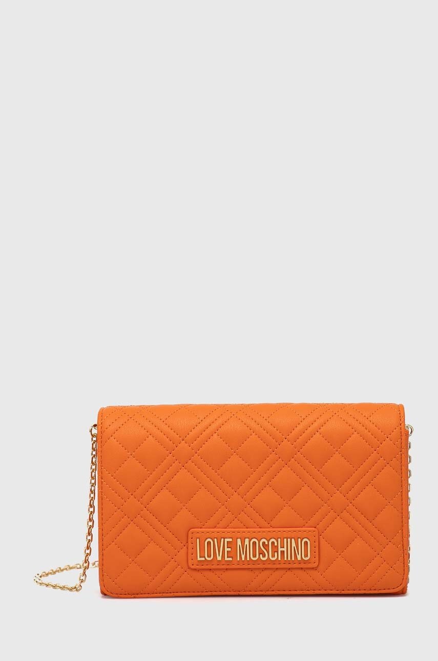 

Сумочка Love Moschino колір помаранчевий