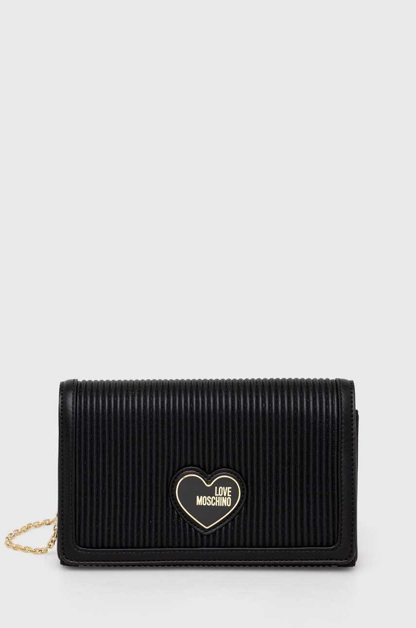 Love Moschino poseta culoarea negru