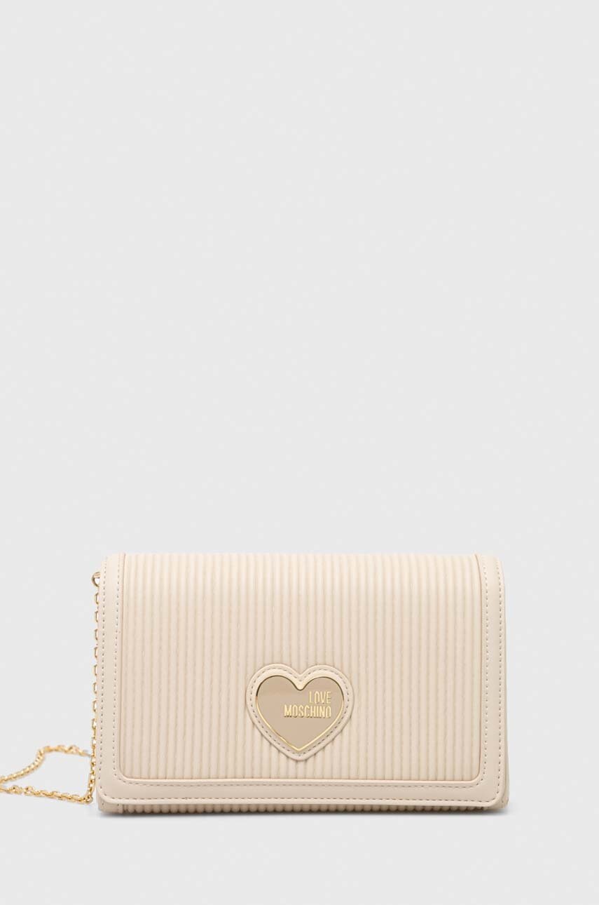 

Чанта Love Moschino в бежово, Бежов