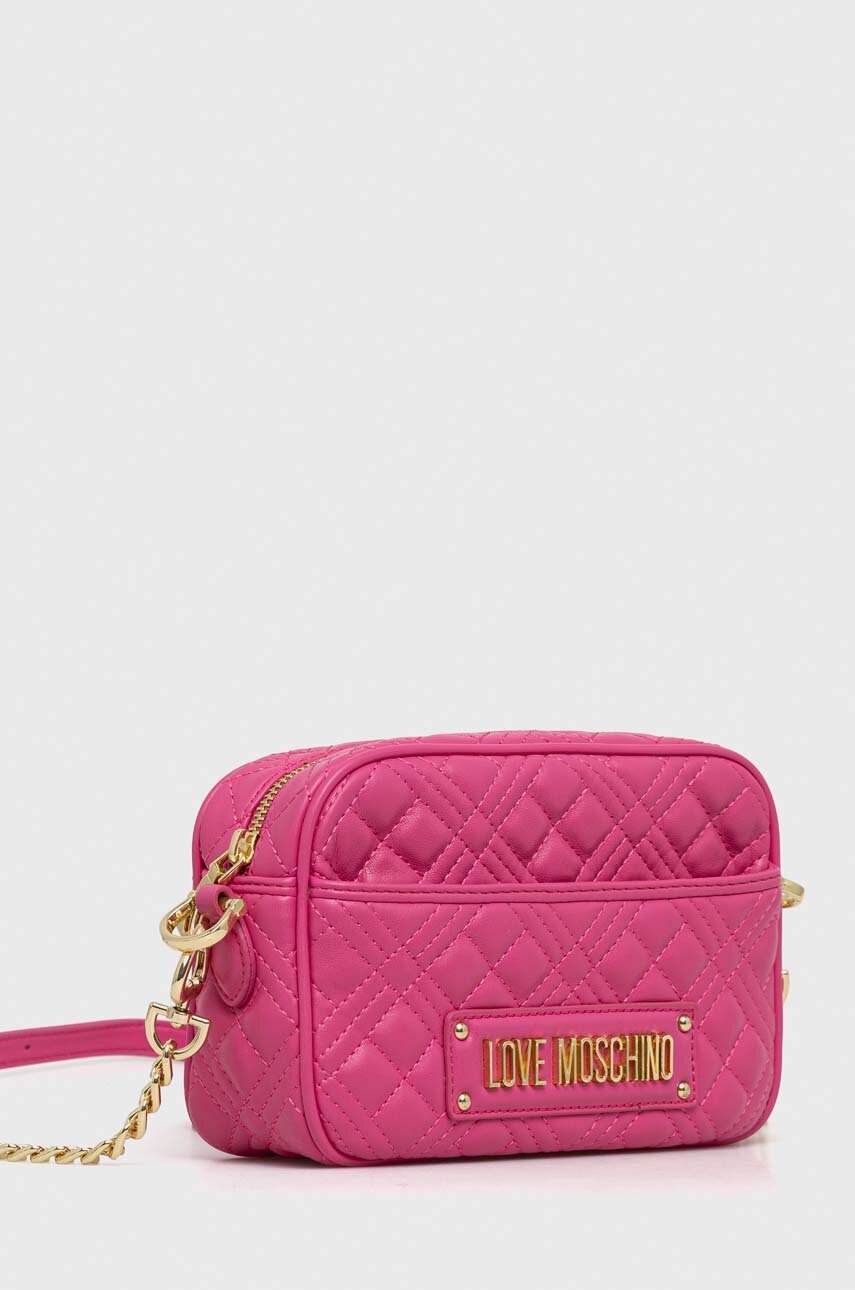 

Сумочка Love Moschino колір рожевий