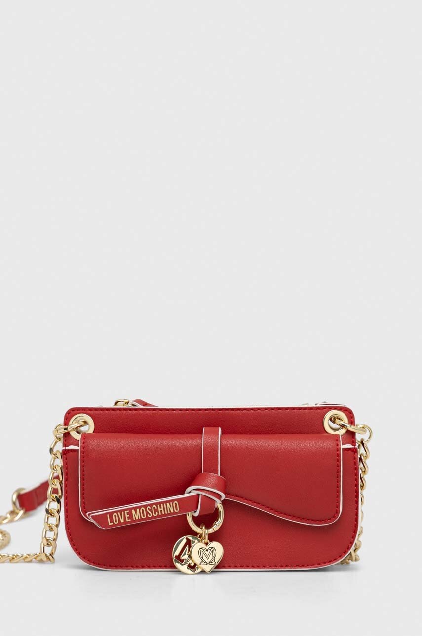 

Чанта Love Moschino в червено, Червен