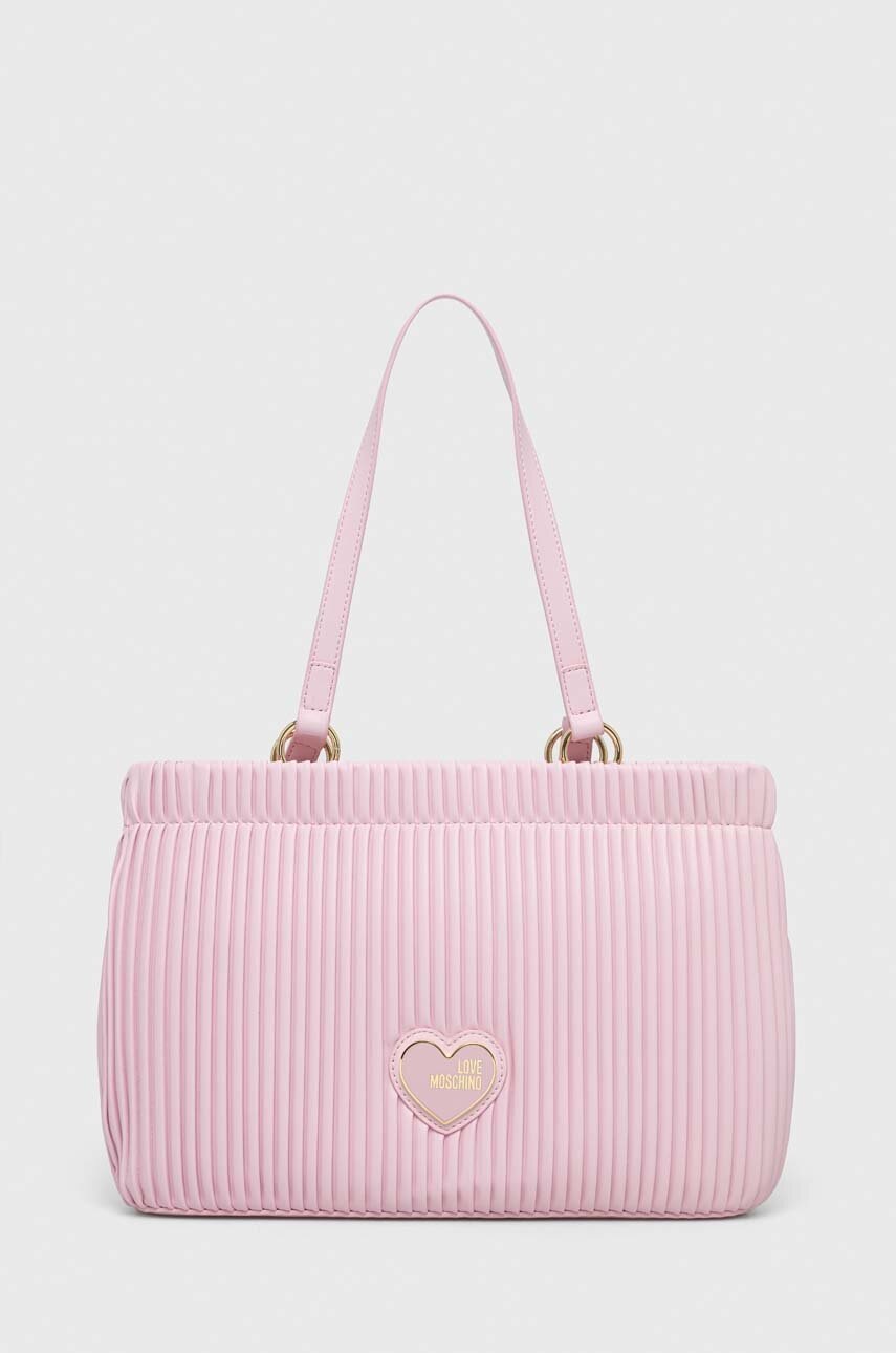 

Сумочка Love Moschino колір рожевий