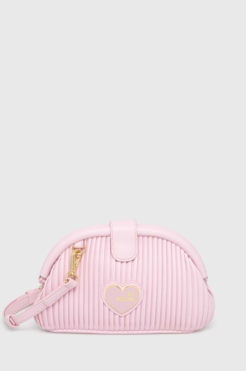 

Сумочка Love Moschino колір рожевий
