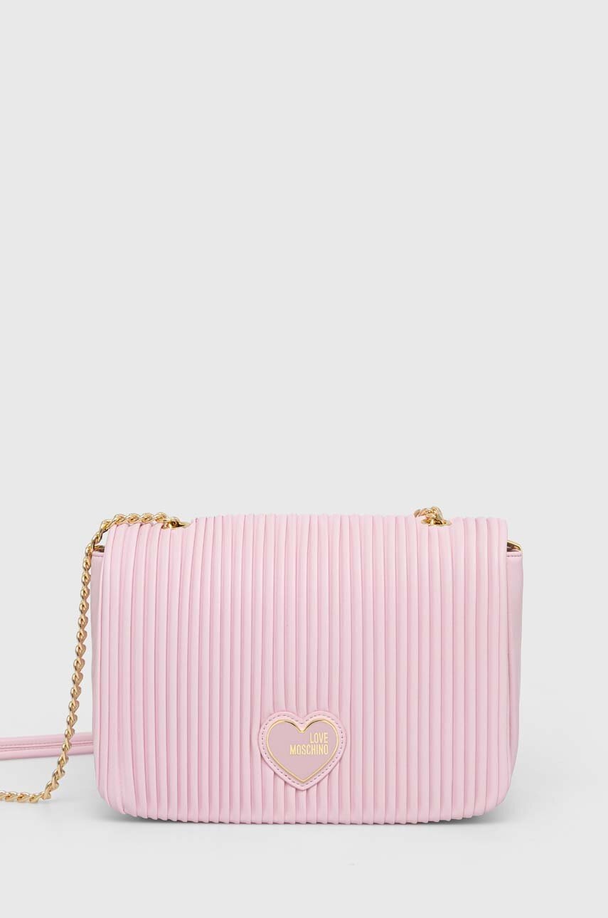 

Сумочка Love Moschino колір рожевий