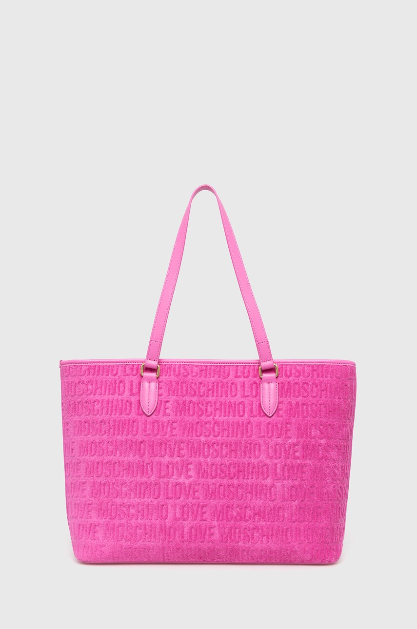 

Чанта Love Moschino в розово, Розов