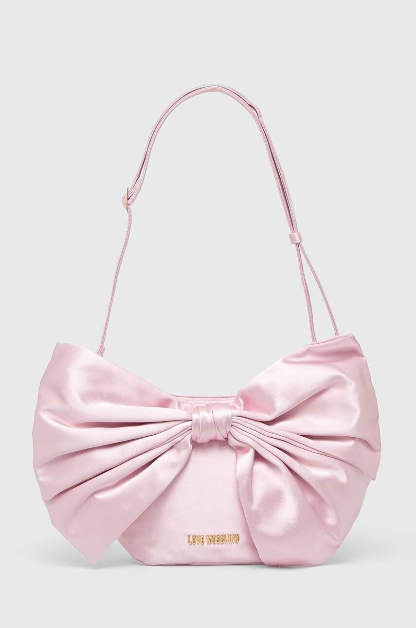 

Сумочка Love Moschino колір рожевий