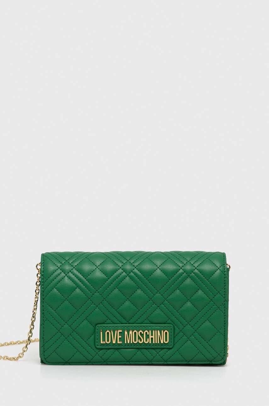 

Клъч Love Moschino в зелено, Зелен