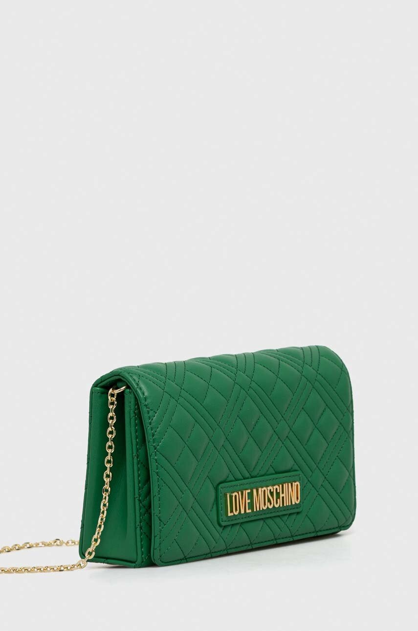 

Клатч Love Moschino колір зелений