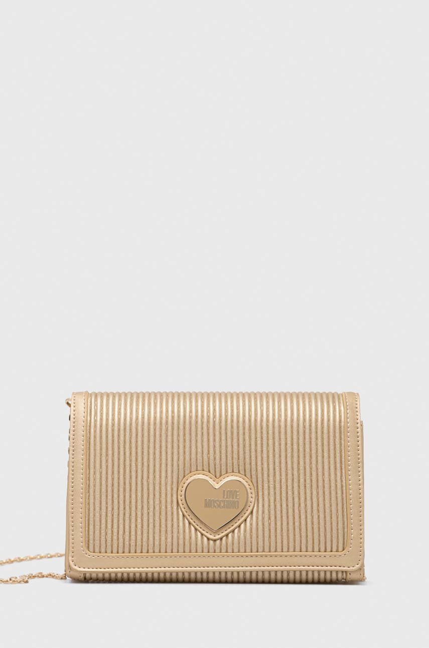 

Чанта Love Moschino в бежово, Бежов