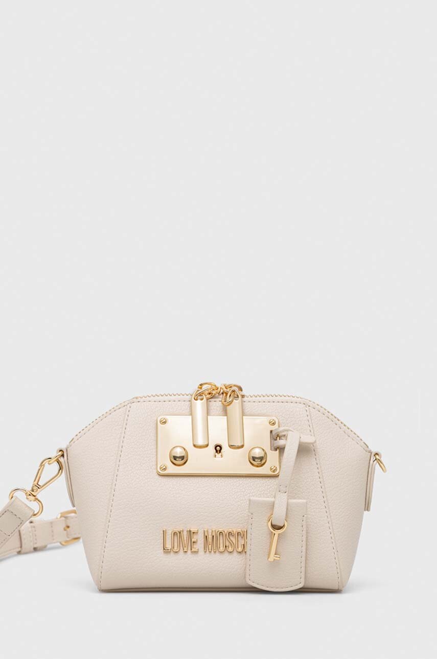 

Чанта Love Moschino в бежово, Бежов