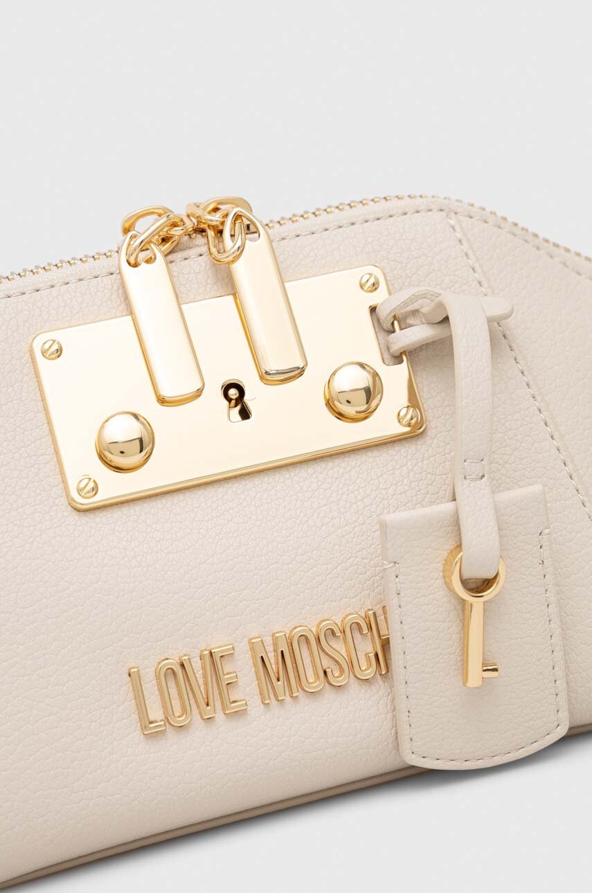 

Сумочка Love Moschino колір бежевий