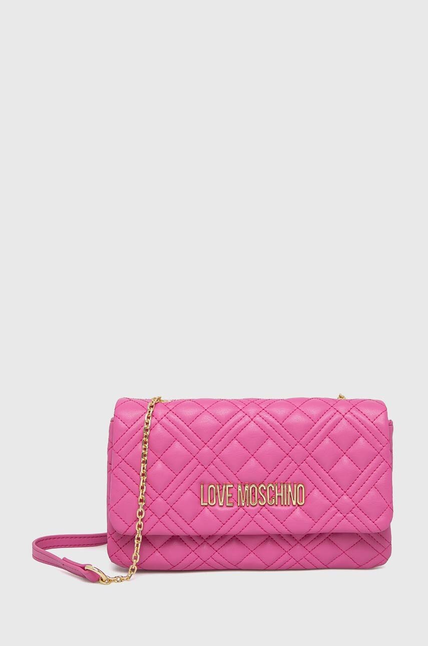 

Сумочка Love Moschino колір рожевий