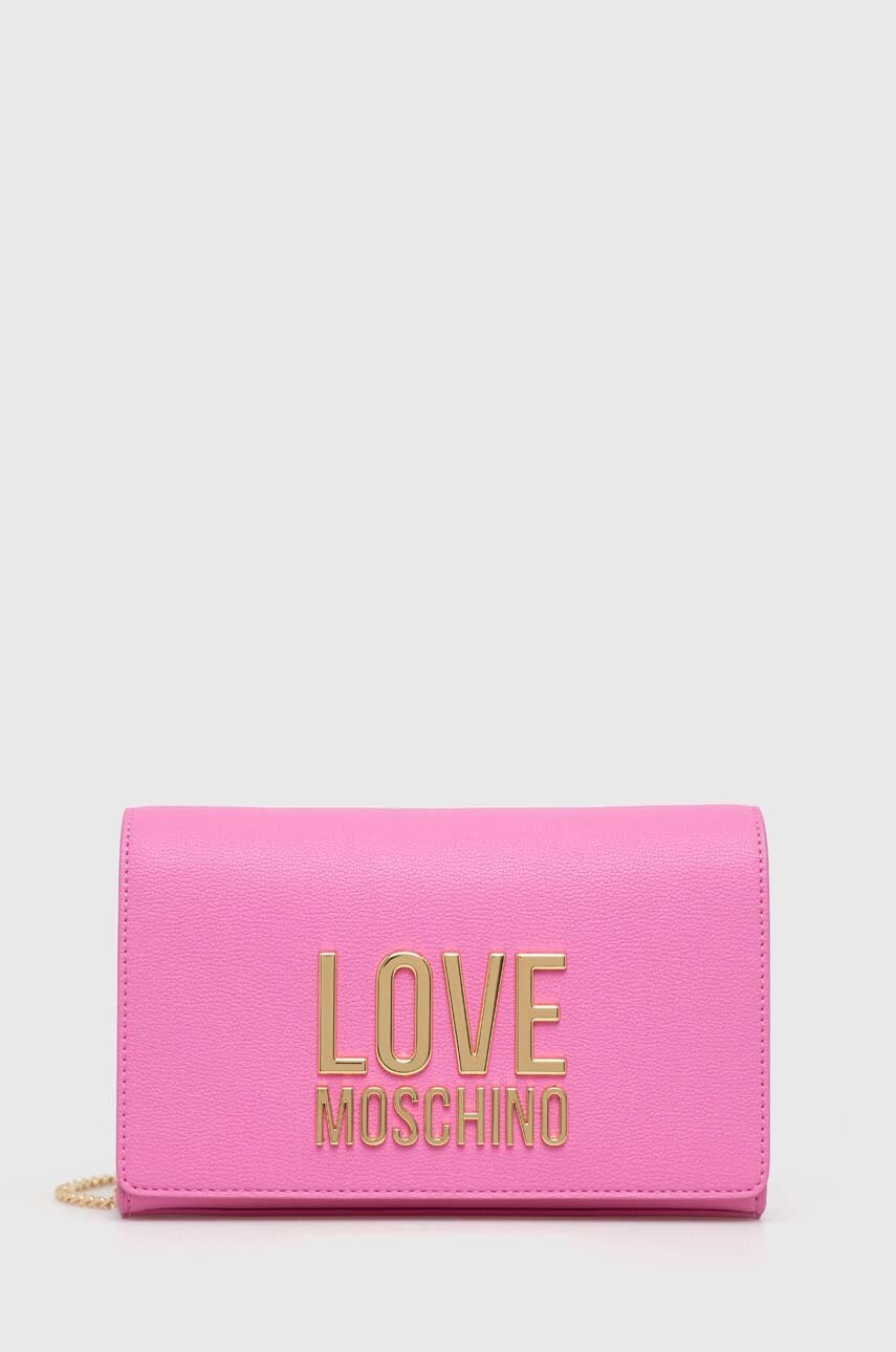 

Чанта Love Moschino в розово, Розов