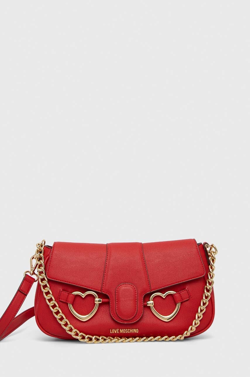 

Чанта Love Moschino в червено, Червен