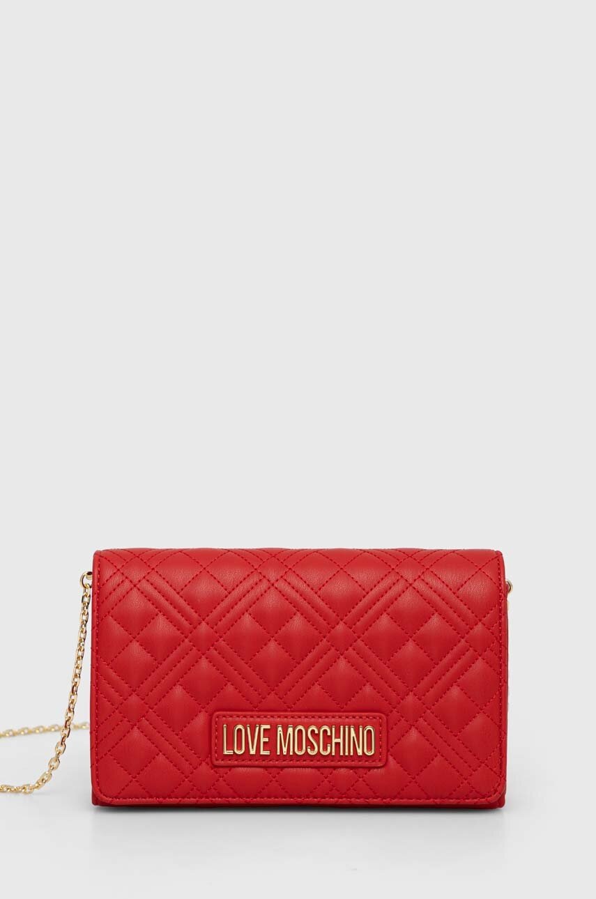 

Чанта Love Moschino в червено, Червен