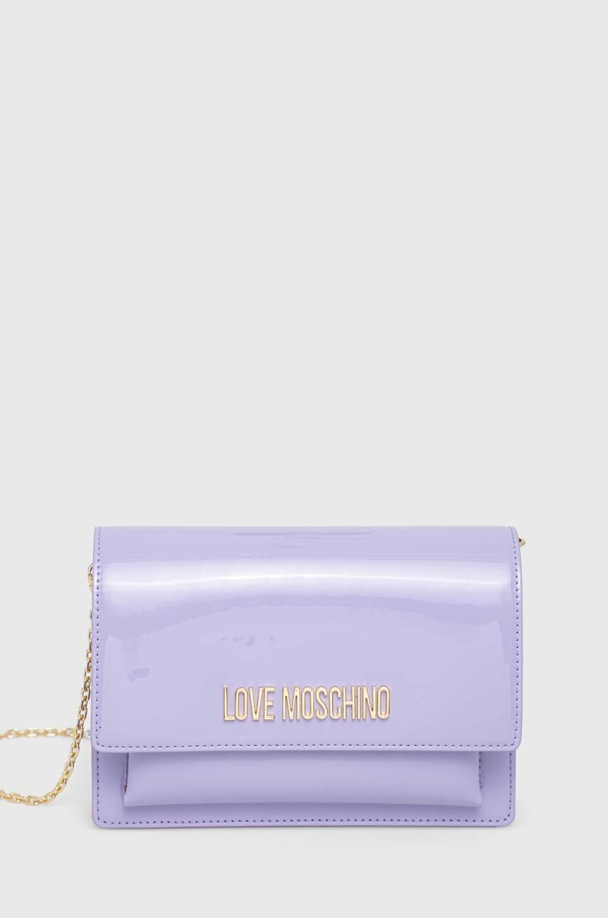 

Чанта Love Moschino в лилаво, Виолетов