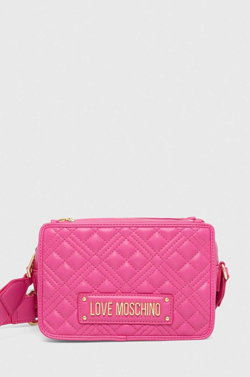 

Сумочка Love Moschino колір рожевий