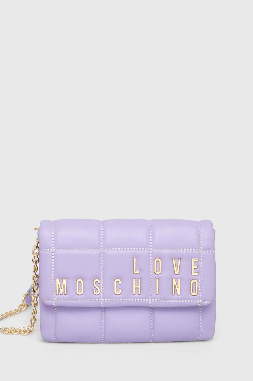 Love Moschino poseta culoarea violet Accesorii imagine 2022