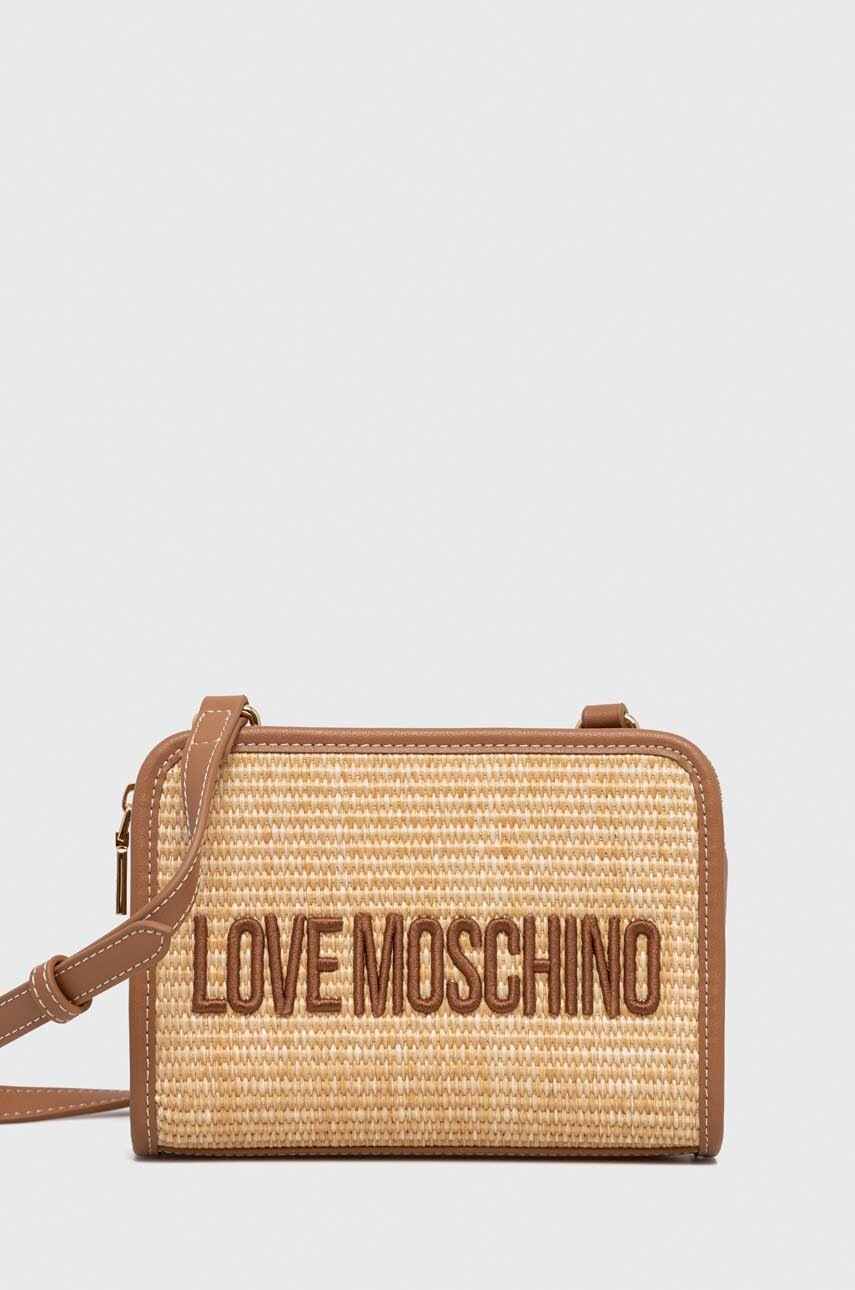 

Сумочка Love Moschino колір бежевий