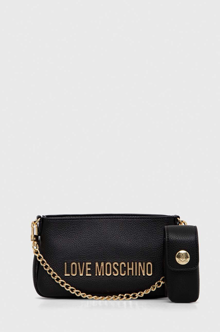 Love Moschino poseta culoarea negru accesorii 2023-09-21
