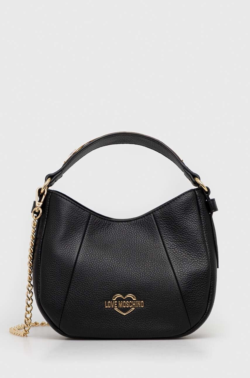 

Кожаная сумочка Love Moschino цвет чёрный