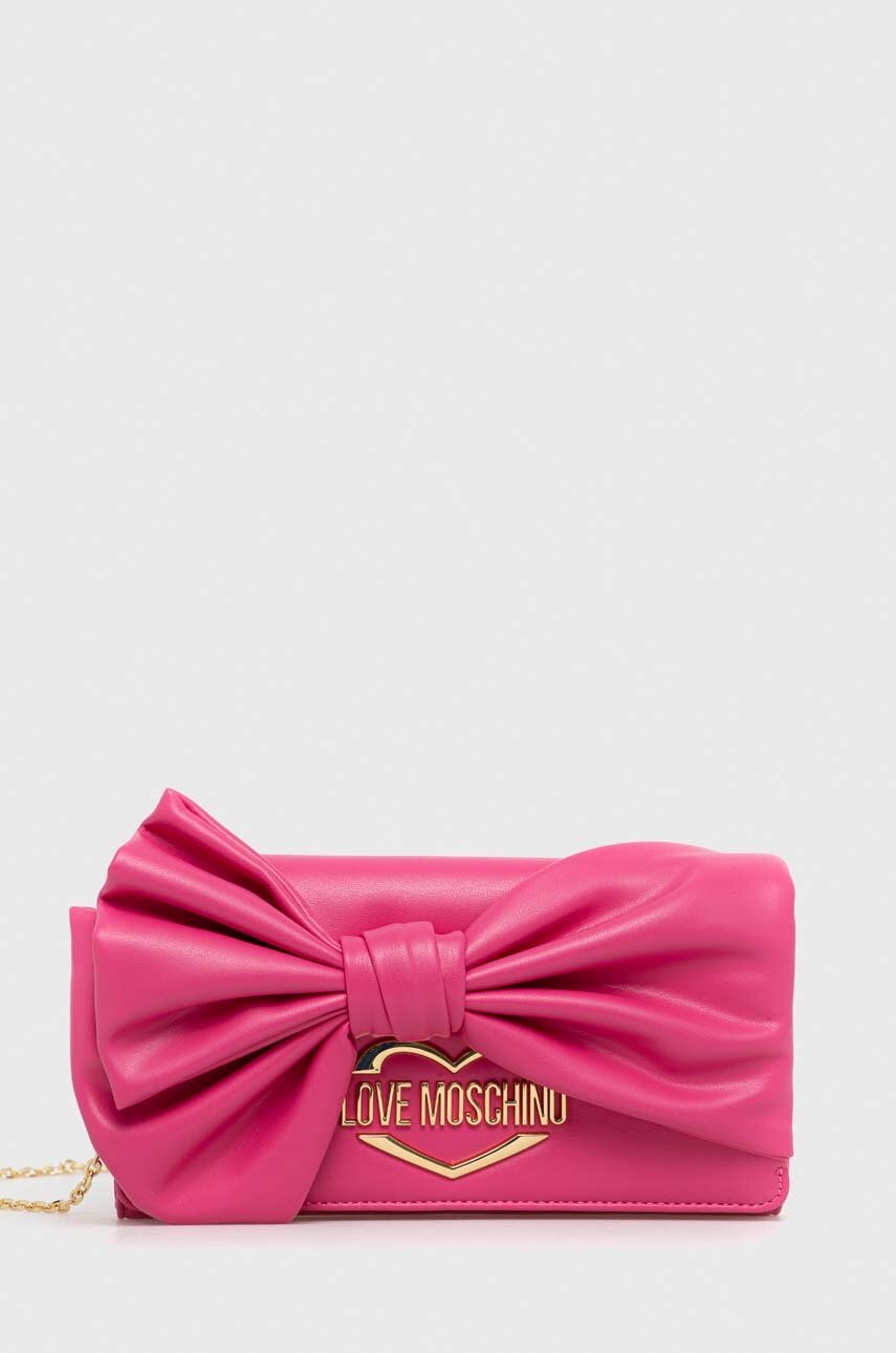 

Клъч Love Moschino в розово, Розов