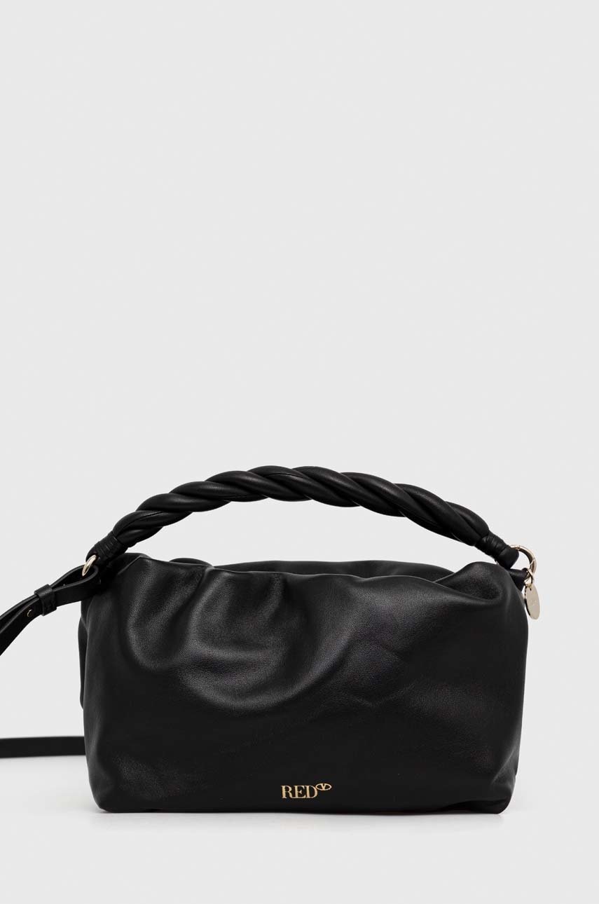 

Шкіряна сумочка Red Valentino колір чорний