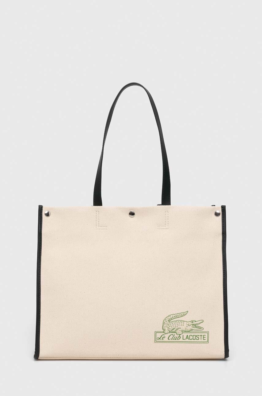 

Сумочка Lacoste колір бежевий