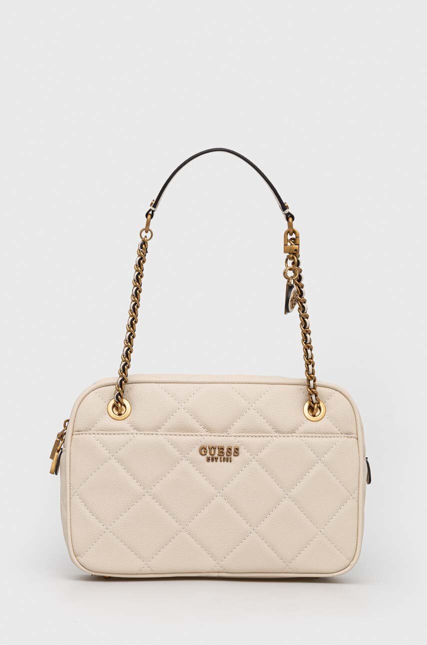 

Сумочка Guess колір бежевий