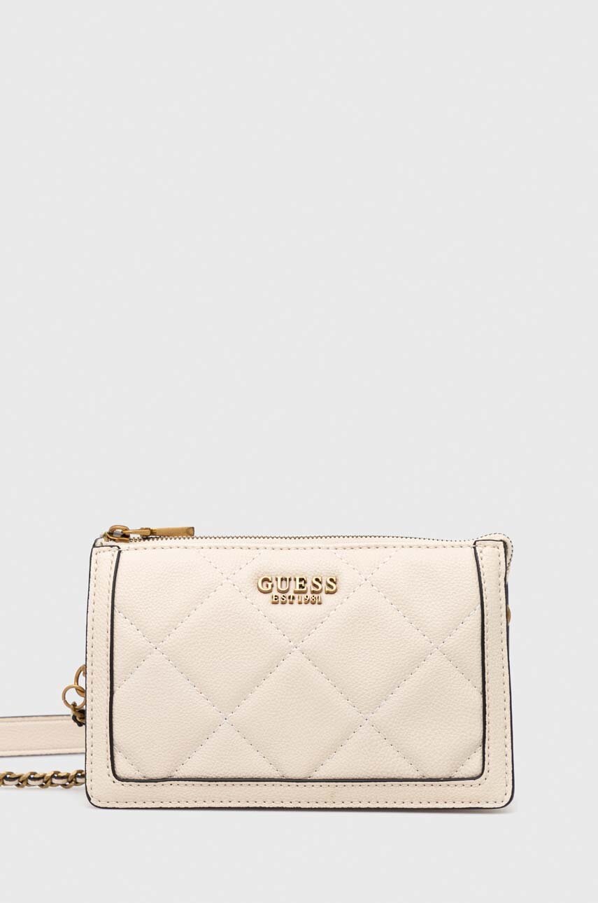 

Чанта Guess в бежово, Бежов