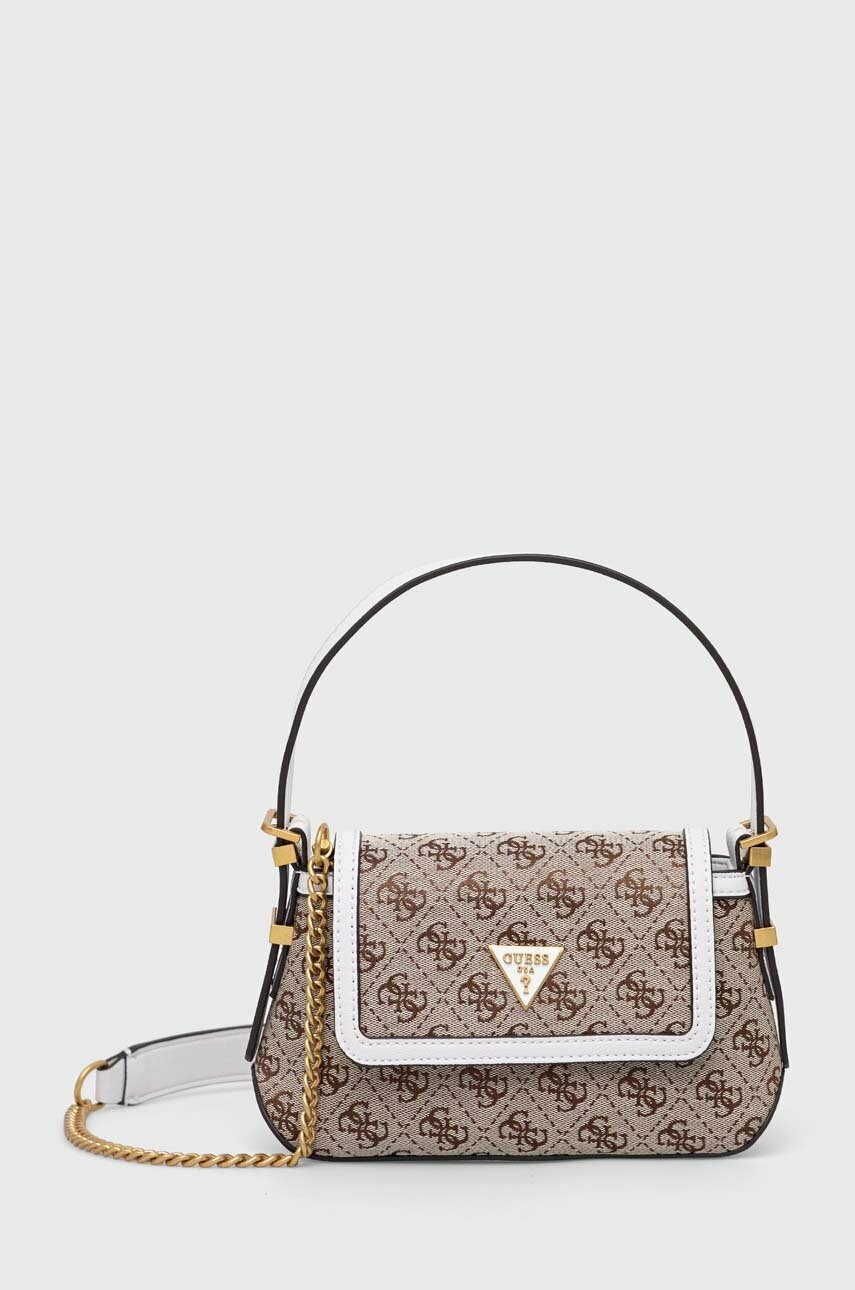 

Сумочка Guess колір бежевий