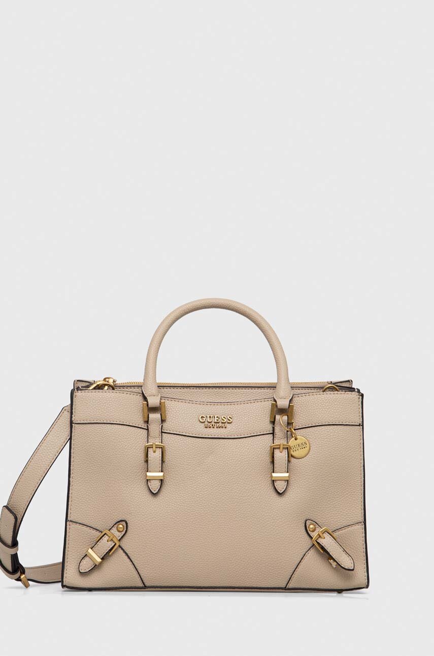 

Сумочка Guess колір бежевий