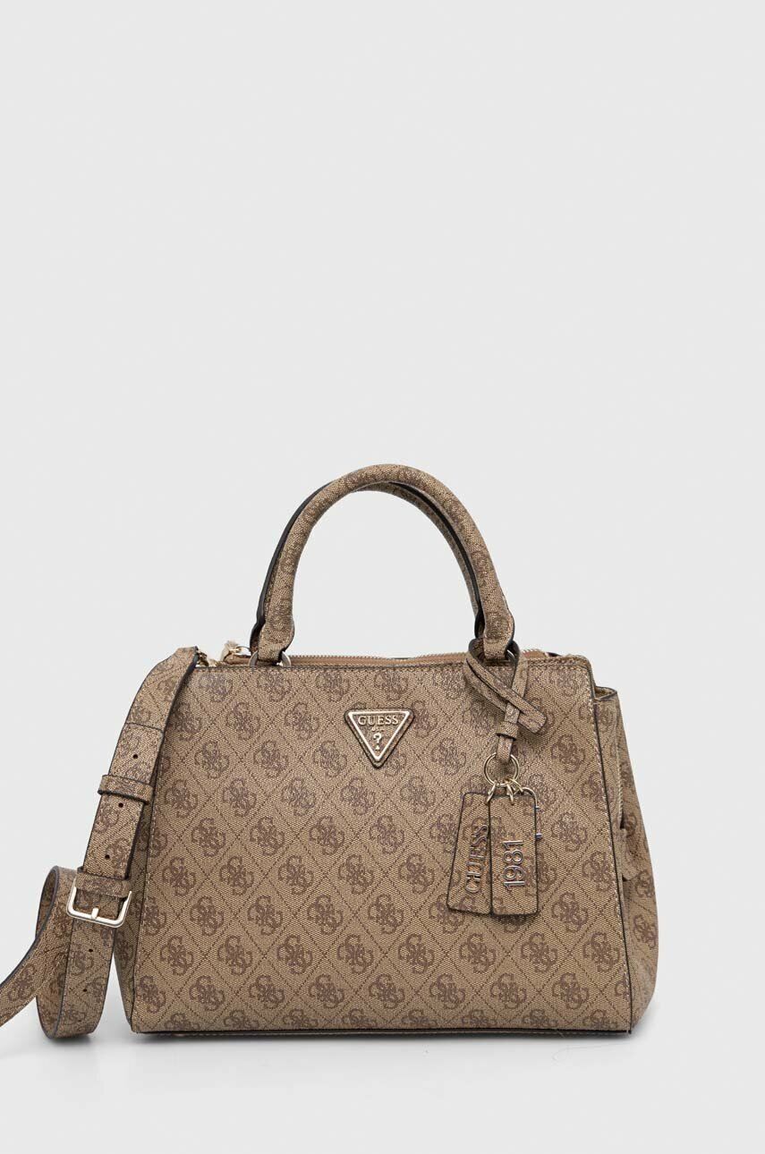 

Сумочка Guess колір бежевий