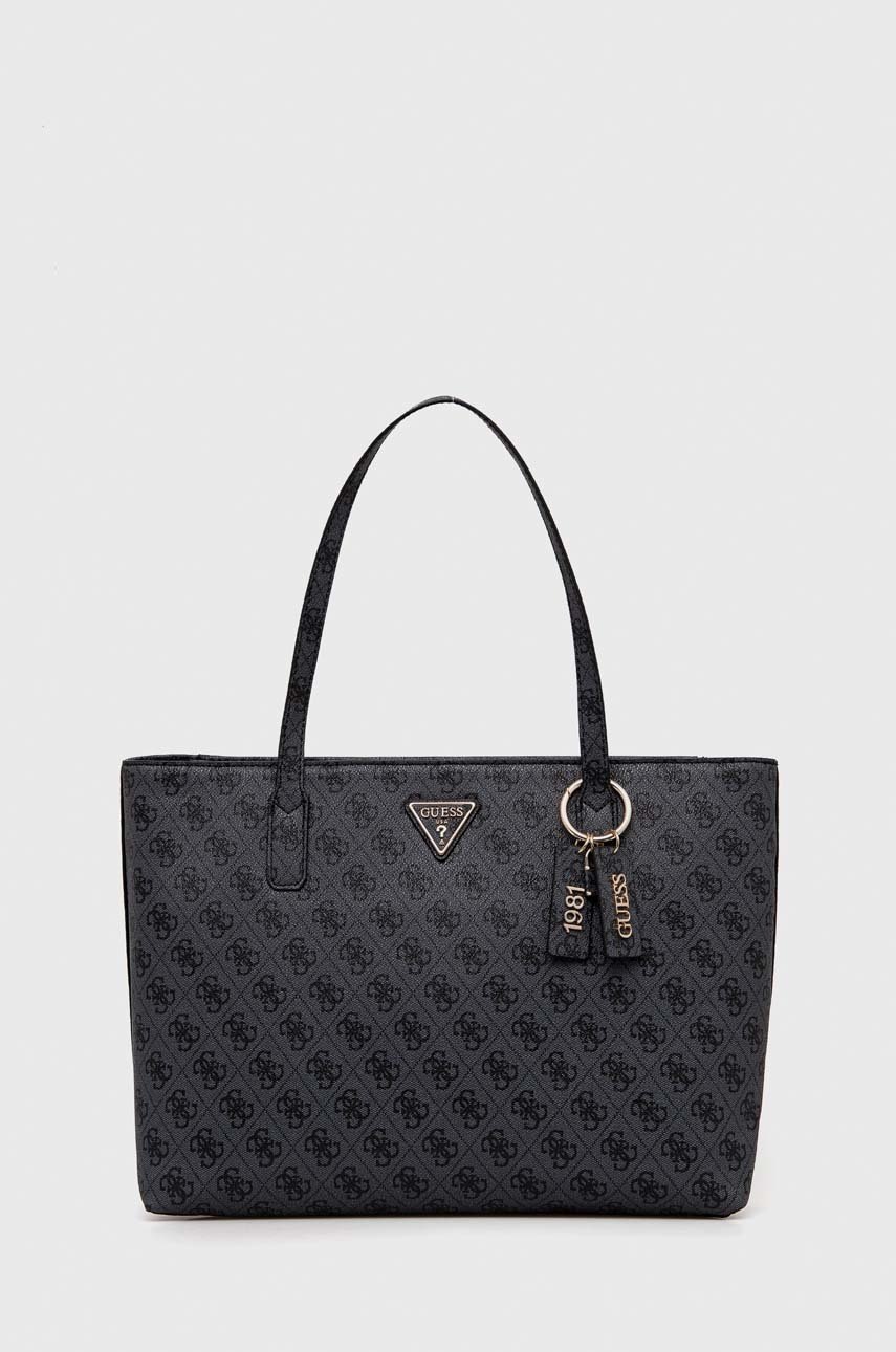 

Чанта Guess в черно, Черен