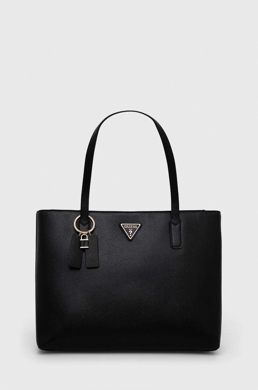 

Чанта Guess в черно, Черен