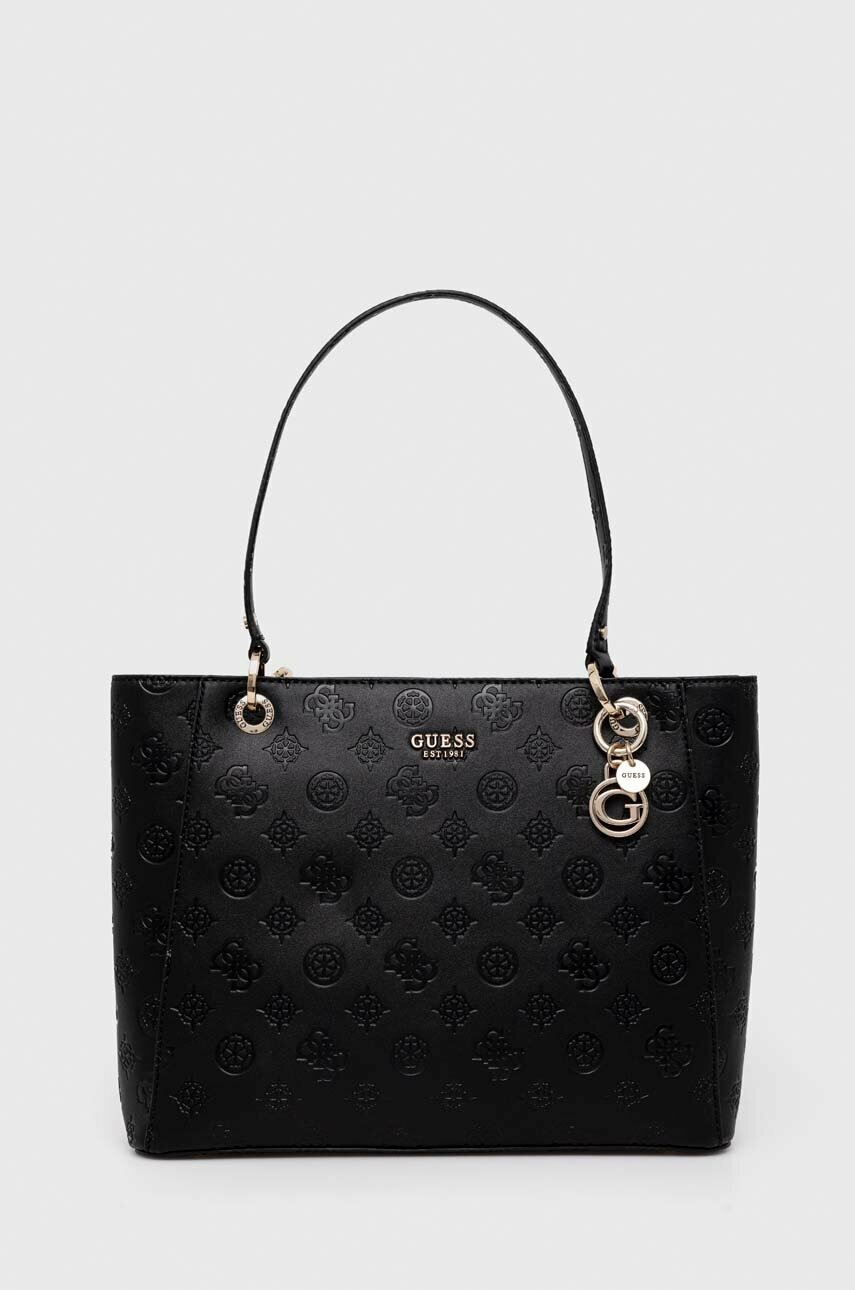 

Чанта Guess в черно, Черен
