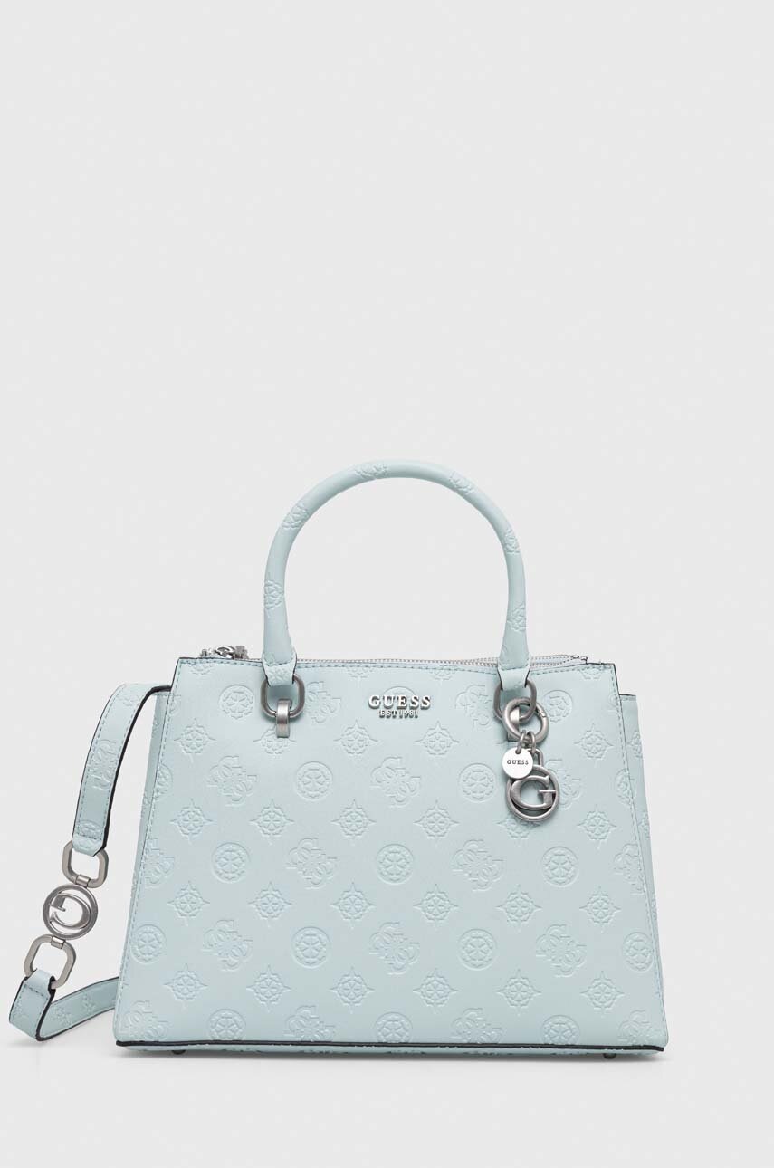 

Чанта Guess в синьо, Син