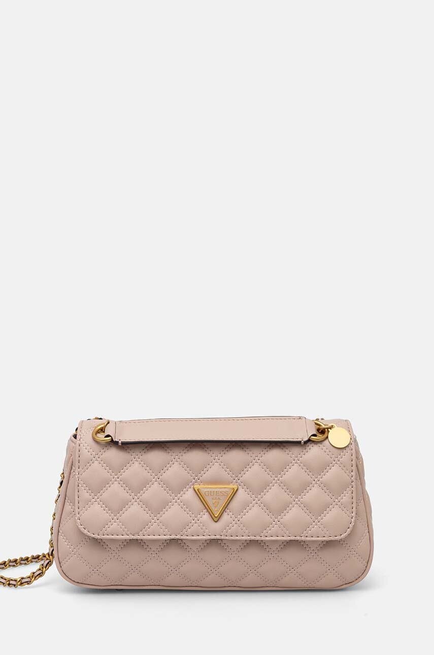 

Чанта Guess в бежово, Розов