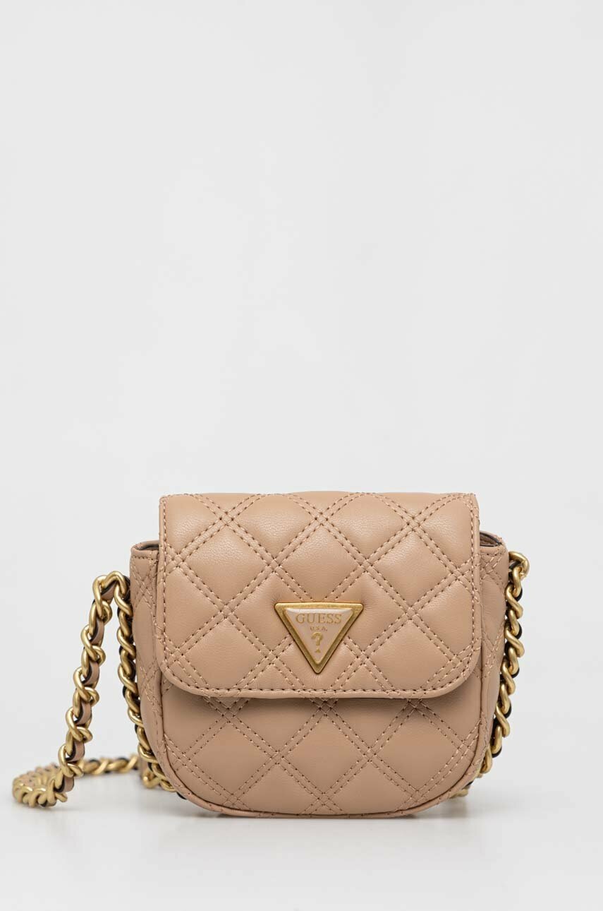 

Сумочка Guess колір бежевий