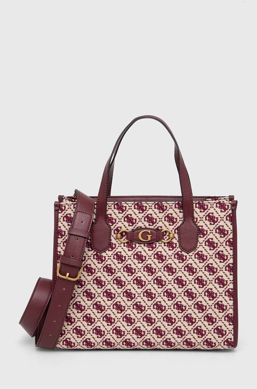 

Сумочка Guess колір бордовий