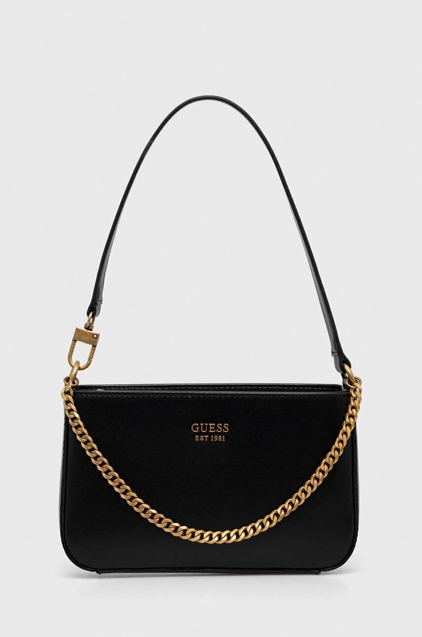 

Чанта Guess в черно, Черен