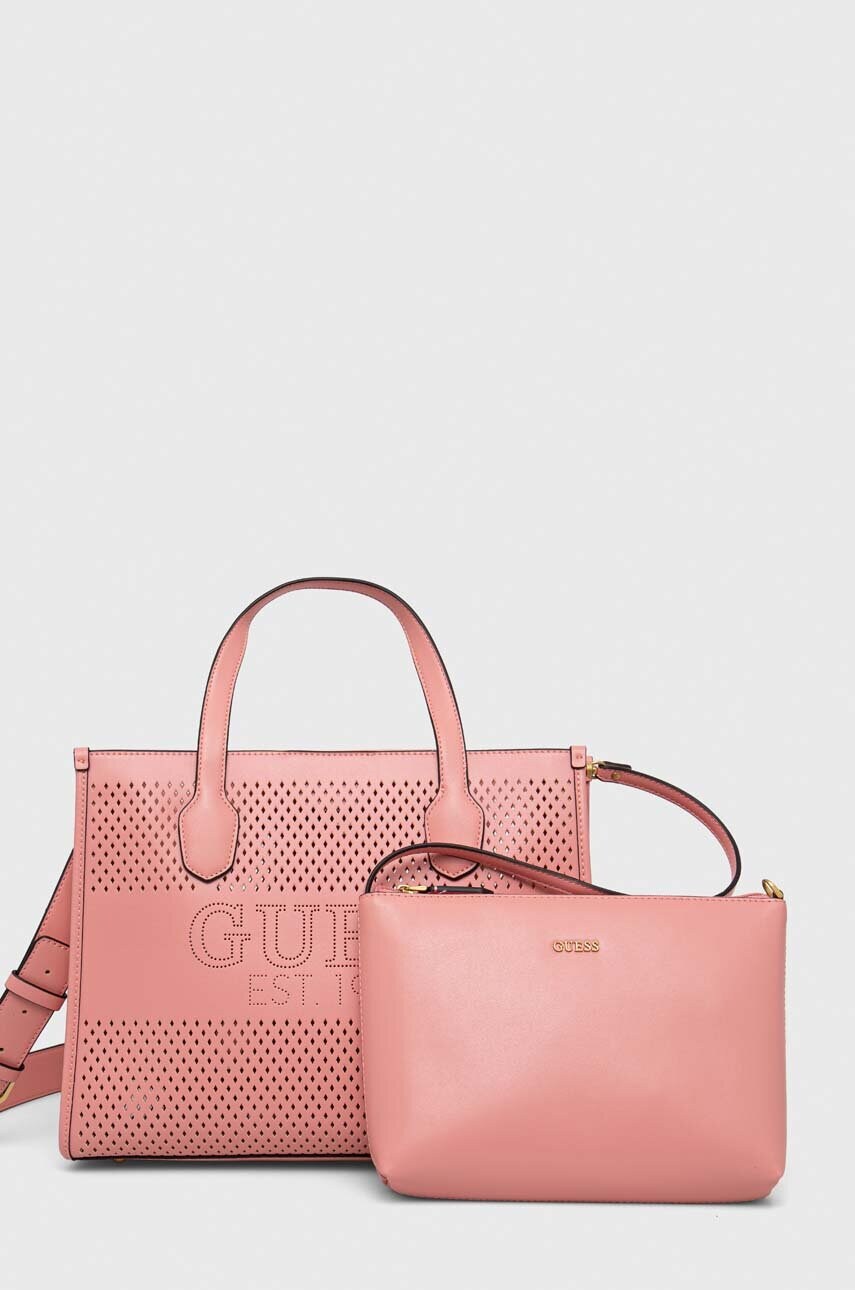 

Сумочка Guess колір рожевий