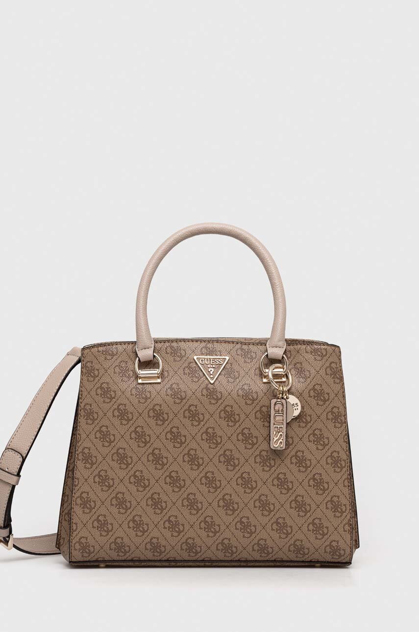 

Чанта Guess в бежово, Бежов