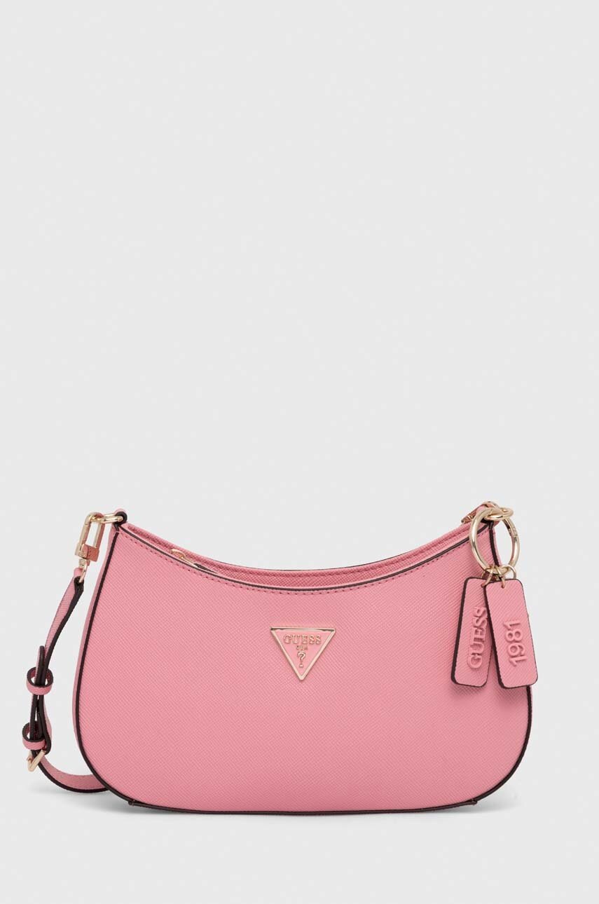 

Чанта Guess в розово, Розов