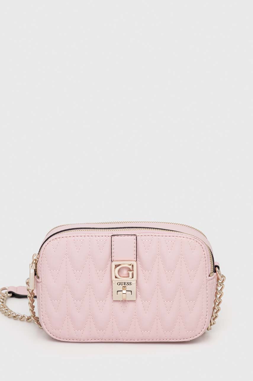 

Чанта Guess в розово, Розов