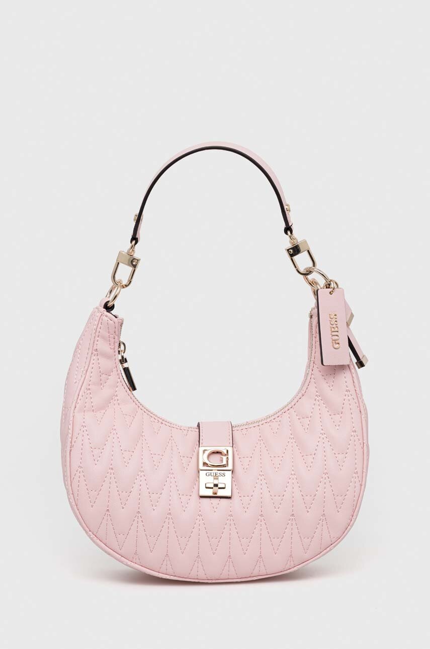 

Чанта Guess в розово, Розов