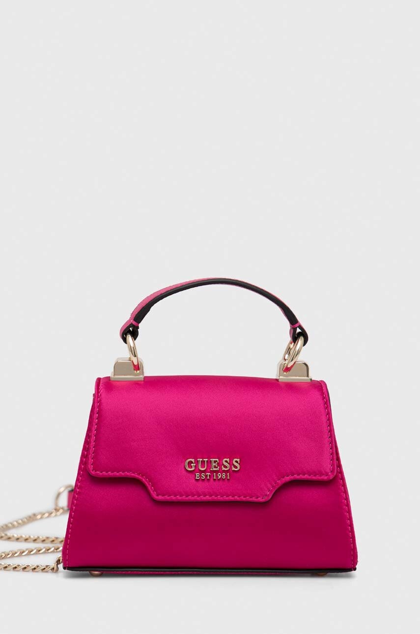 

Чанта Guess в розово, Розов