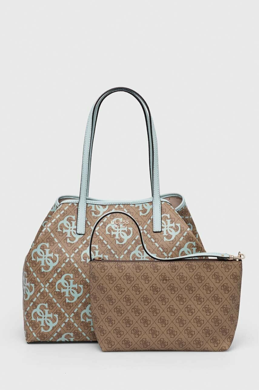 

Сумочка Guess колір бежевий