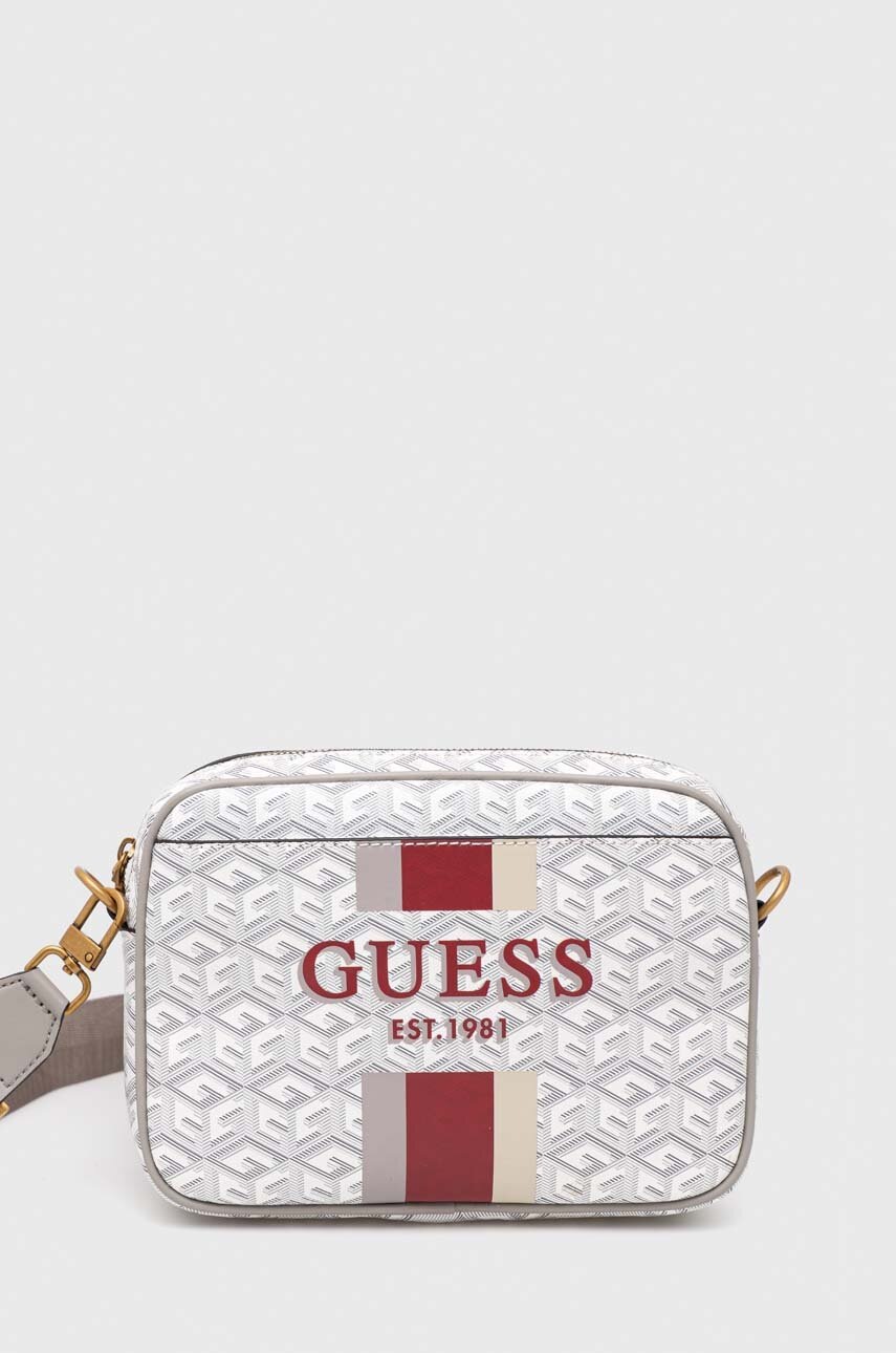 

Чанта Guess в бяло, Бял